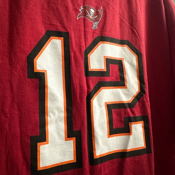 🆕 Tampa Bay Buccaneers Tom Brady #12 Mens T-Shirt  3XL - Picture 2 of 7